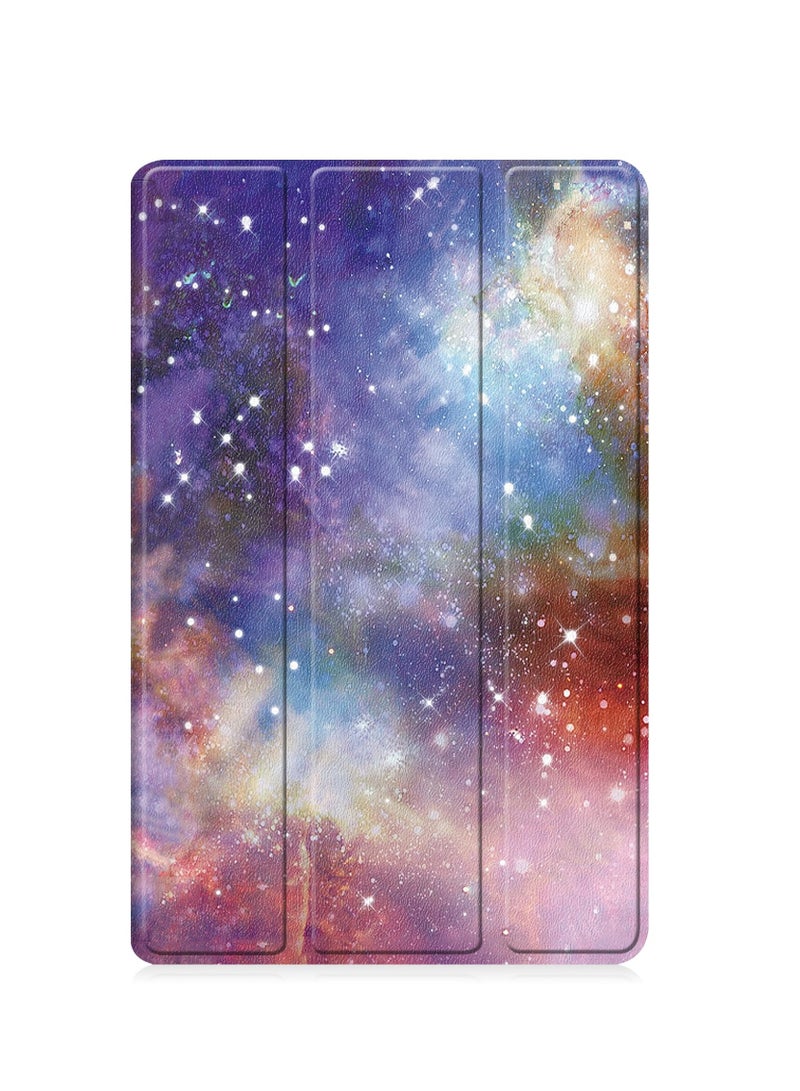 Case for Samsung Galaxy Tab A9 8.7 Inch (2023) SM-X110/SM-115 Tablet Ultra Slim Lightweight Stand Cover Case Premium Quality PU Leather Case Cover (Milky Way) - Image 5