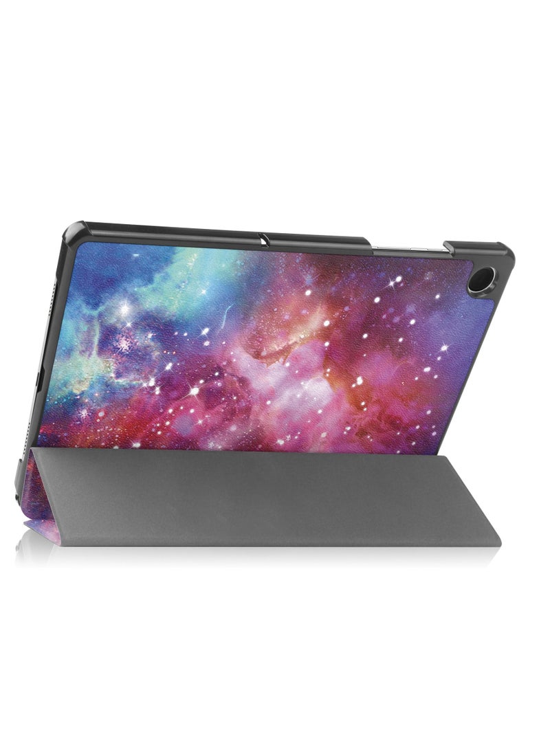 Case for Samsung Galaxy Tab A9 8.7 Inch (2023) SM-X110/SM-115 Tablet Ultra Slim Lightweight Stand Cover Case Premium Quality PU Leather Case Cover (Milky Way) - Image 4
