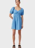 Cotton On Blue Puff Sleeve Dress