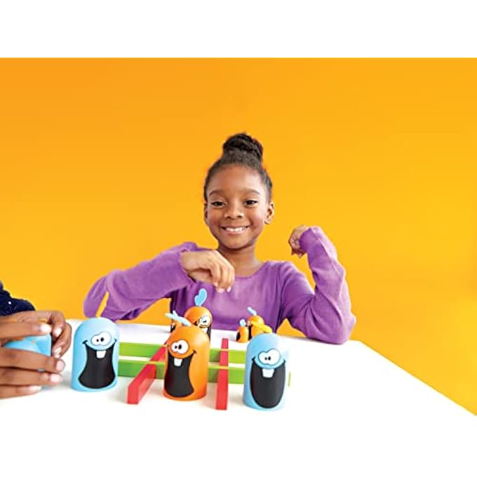 بلو أورانج Gobblet Gobblers Tic Tac Toe لعبة لوحية استراتيجية ممتعة حائزة على جائزة لعبة لوحية تعليمية صديقة للأطفال والأسرة من قبل Games 2 لاعبين للأعمار من 5 105 - Image 2