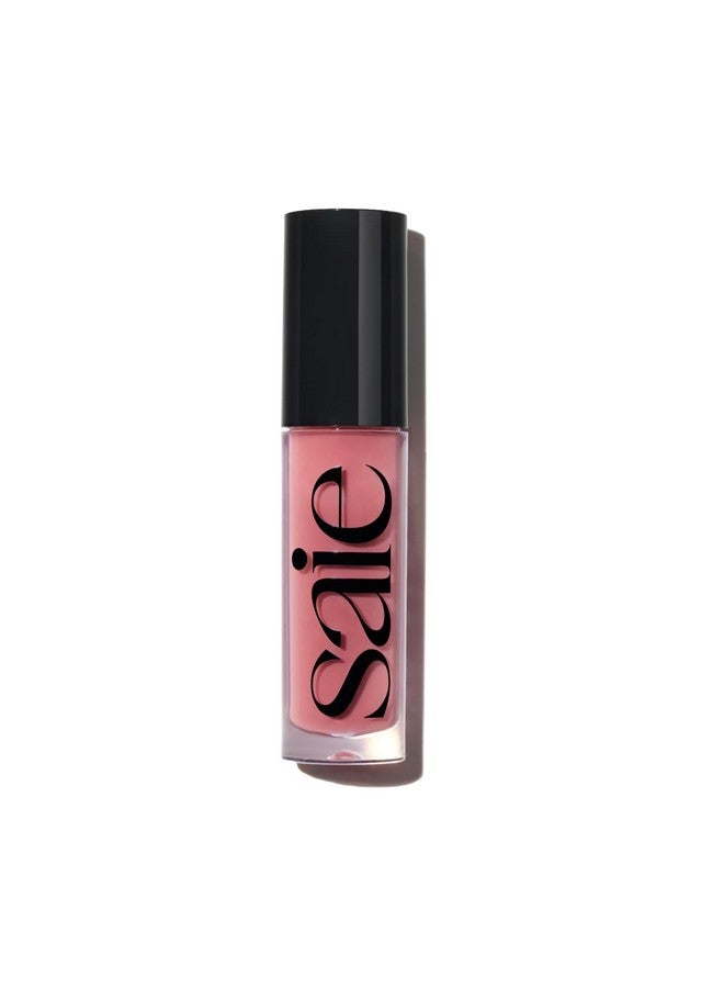 Saie Glossybounce High-Shine Hydrating Lip Gloss Oil - Sheer Tinted Lip Oil with Hyaluronic Acid + Jojoba Oil for Long-Lasting Moisture - Kiss (.17 oz) - Image 1