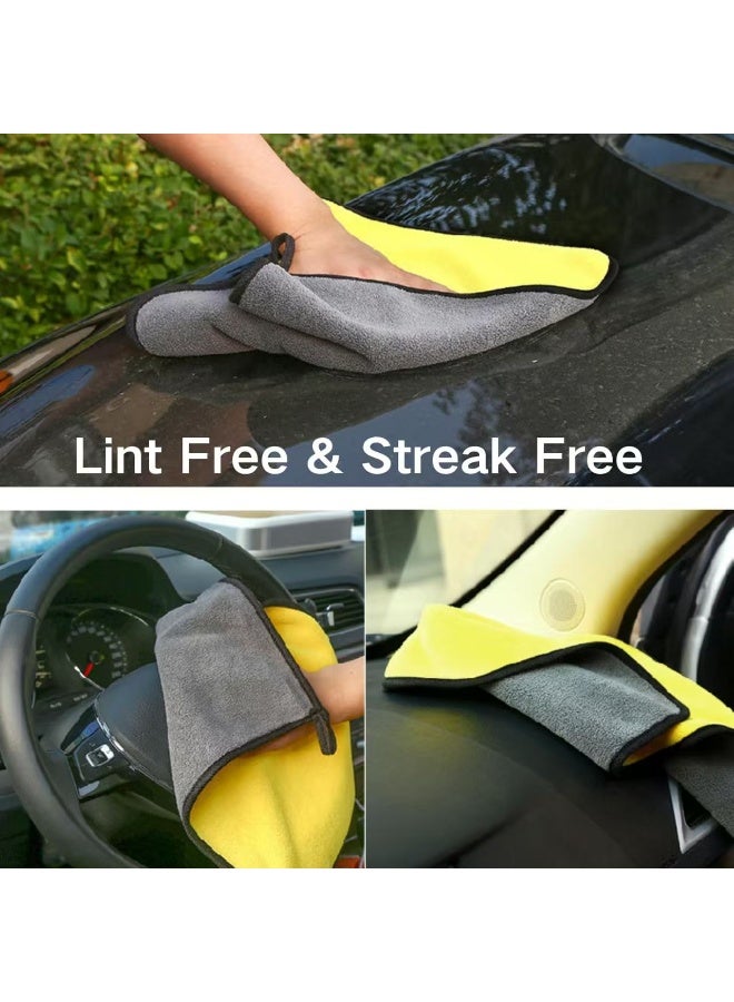 Two-color cleaning towel for household cleaning, essential for car detailing - Image 5