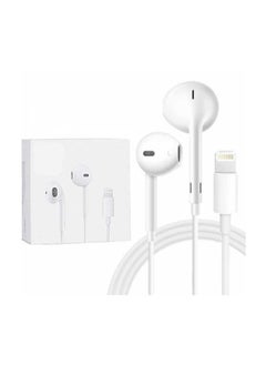 In-Ear Earphones With Lightning Connector White