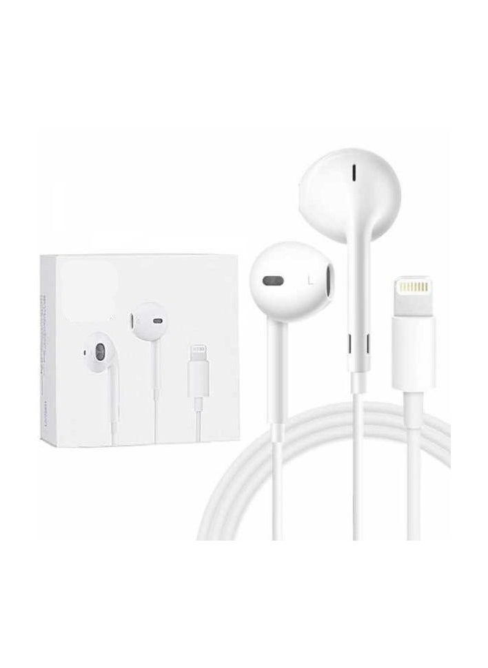 Generic - In-Ear Earphones With Lightning Connector White - Image 1