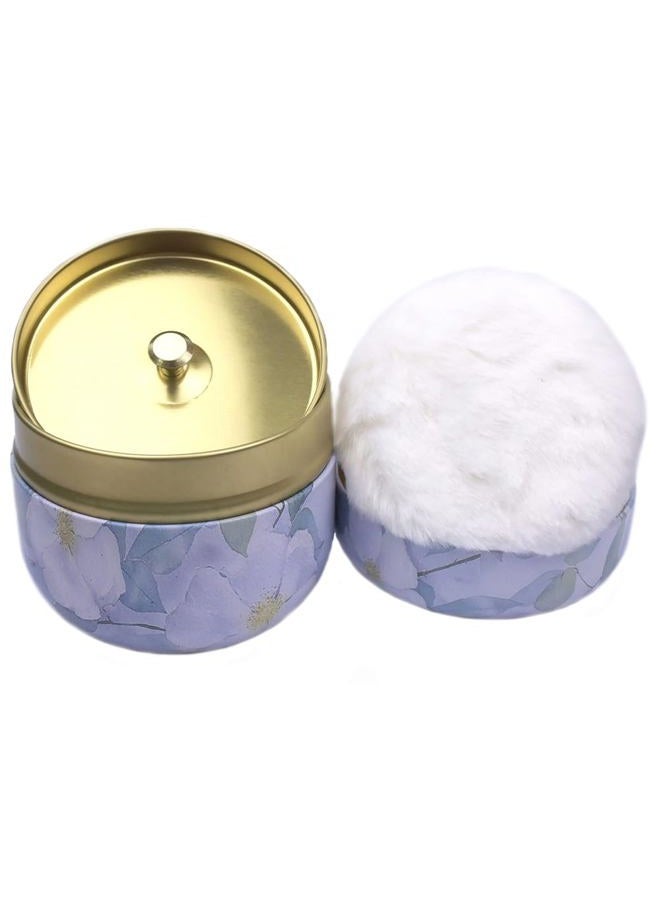 Topwon Powder Case with Powder Puff for Body Powder Container Dusting Powder Case for Baby&Mom (Purple Jasmine) - Image 5