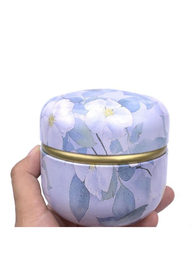 Topwon Powder Case with Powder Puff for Body Powder Container Dusting Powder Case for Baby&Mom (Purple Jasmine) - Image 3