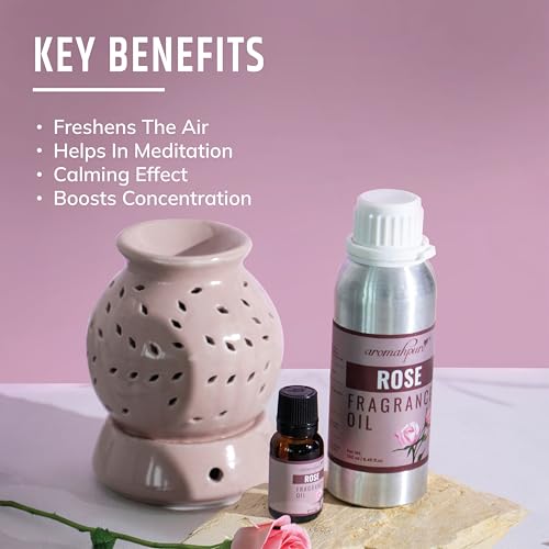 Aromahpure Rose Aroma Oil | 250ml Undiluted & Natural | Long-Lasting Scent for Aromatherapy, Candle & Soap Making, Diffusers, Room Freshener, Humidifier, Bathroom Revitalizer & Home Essentials - Image 3