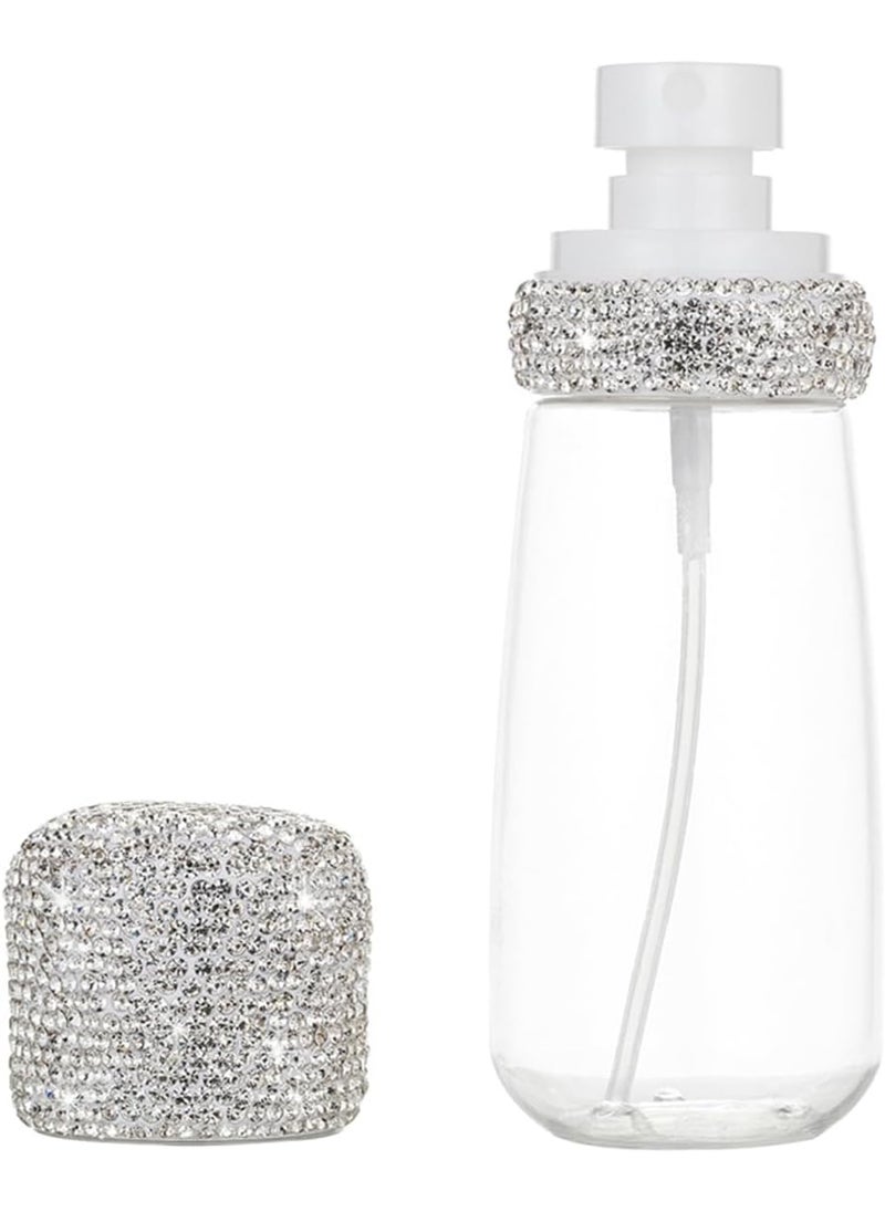 iHMeiju - Bling Travel Spray Bottle 20oz/60ml, Fine Mist Mini Empty Spray Bottle, Leak Proof Cosmetic Refillable Travel Containers Plastic Hair Spray Bottle Sprayer for Water, Perfume, Face & Hair Mist. - Image 1