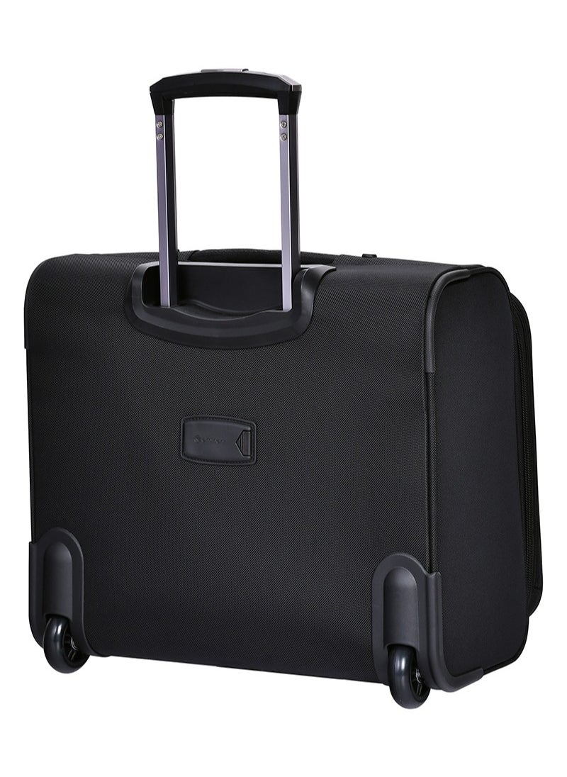 eminent Water Repellent Multi Compartment Unisex Pilot Case Trolley for Business Travel and Office V135 Black  - Image 2