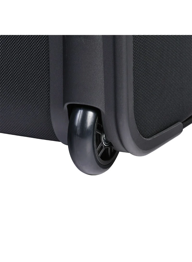 eminent Water Repellent Multi Compartment Unisex Pilot Case Trolley for Business Travel and Office V135 Black