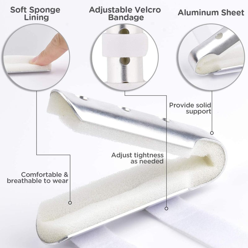 Sopito Finger Splint, 7PCS Finger Support Brace Stabilizer for Straightening Arthritis Knuckle Immobilization - Image 5