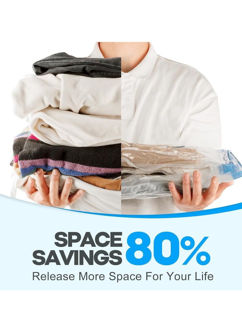 VMstr VMstr Travel Vacuum Storage Bags with Electric Pump Medium Small Space Saver Bags for Travel and Home Use  - Image 3