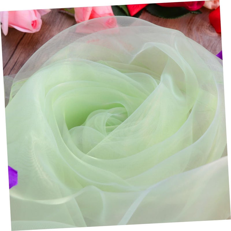 ABOOFAN Green Sheer Voile Curtains Window Screen Tulle Privacy Window Treatments 100x200cm Home Decor Elegant Lightweight - Image 5