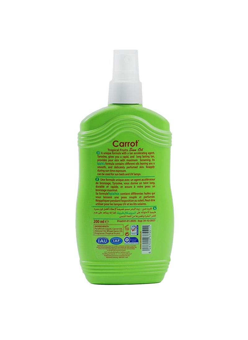 Carrot Sun Tropical Tanning Oil  - Image 2
