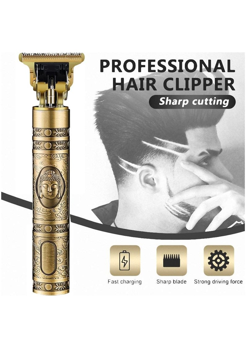 ELTRAZONE Trimmer for Men Hair Zero Gapped Clipper Professional Cordless Haircut Electric USB Charging Beard Trimmer for Men Wireless Rechargeable Personal Hair Men Grooming Beard Liner - Image 5