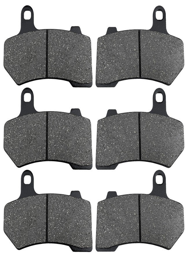 MooLang Front and Rear Brake Pads for Harley Davidson FLHX Street Glide Road Glide FLHR Road King FLHTCU Electra Glide Ultra Classic Night Rod Street Rod V-Rod Tri Glide Ultra Limited - Image 1
