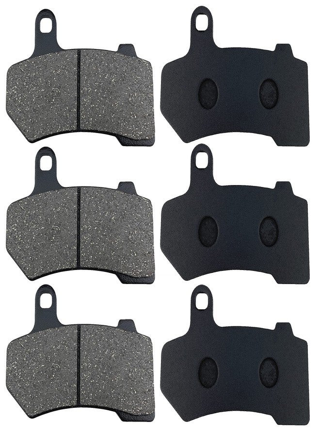 MooLang Front and Rear Brake Pads for Harley Davidson FLHX Street Glide Road Glide FLHR Road King FLHTCU Electra Glide Ultra Classic Night Rod Street Rod V-Rod Tri Glide Ultra Limited - Image 2