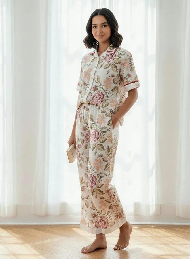 سبلاش فيڤ Pyjama Set Shirt & Trousers Cotton