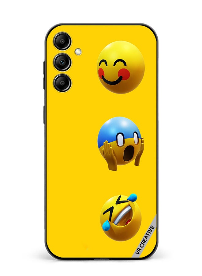 VR CREATIVE Protective Case Cover For Samsung Galaxy A34 Smile Design Multicolour - Image 1