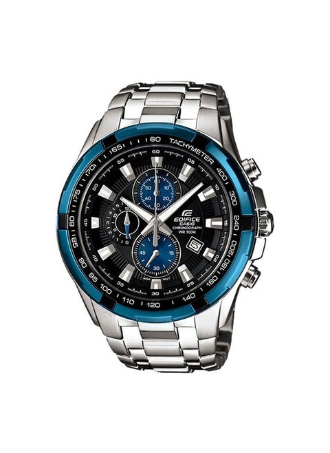CASIO EF-539D-1A2VDF Edifice EF-539D-1A2VUDF Black Dial Silver Stainless