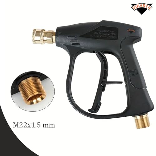 VIPARTH Pressure Washer Gun for Car Wash, Floor Cleaning | Free Inlet Filter | with Safety Lock | Suitable for Every Pressure Washer | Universal Fitting | Washer Gun | M22 | Pack of 1 - Image 4