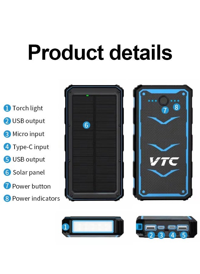 VTC - Solar Power Bank 20000 Mah For Mobile - Image 1