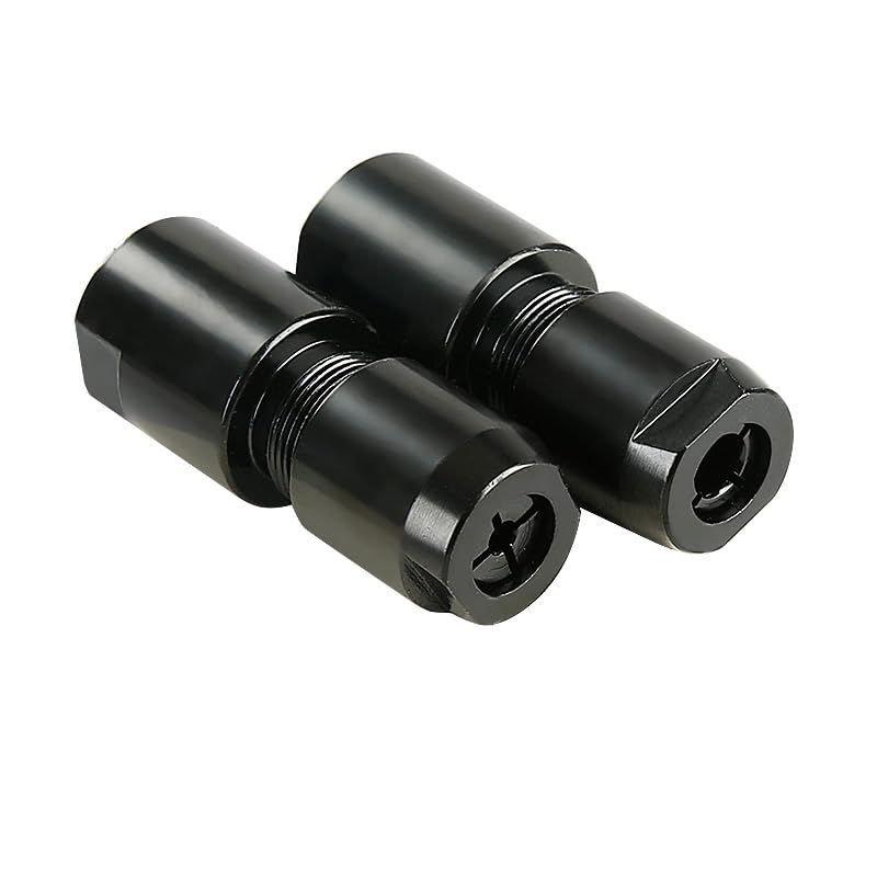 LOZLIN Angle Grinder Modified Adapter 5/8-11 Thread Straight Grinder Chuck Converter Heavy Duty Power Tool Accessory for Grinding Polishing Metalworking, 3/6mm-Black - Image 1