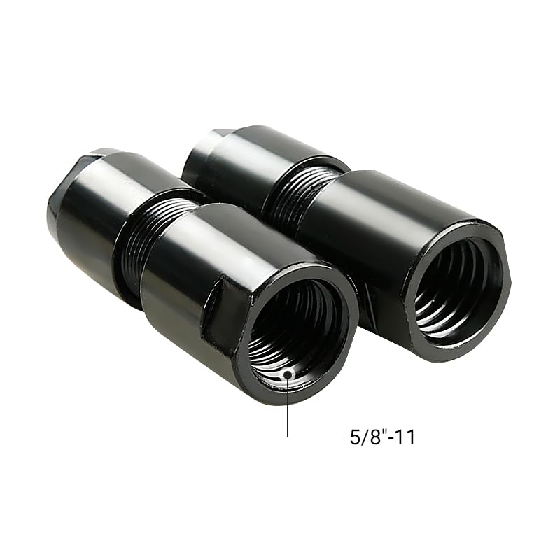 LOZLIN Angle Grinder Modified Adapter 5/8-11 Thread Straight Grinder Chuck Converter Heavy Duty Power Tool Accessory for Grinding Polishing Metalworking, 3/6mm-Black - Image 5