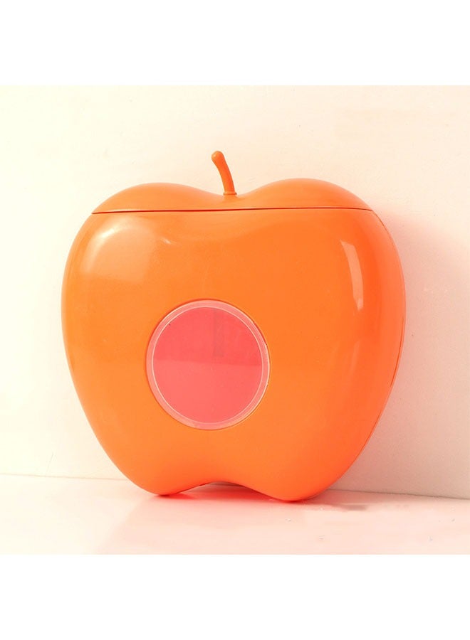 Bukela Wall-Mounted Cling Film Storage Box No-Drill Kitchen Organizer with Pull-Out Trash Bag Holder