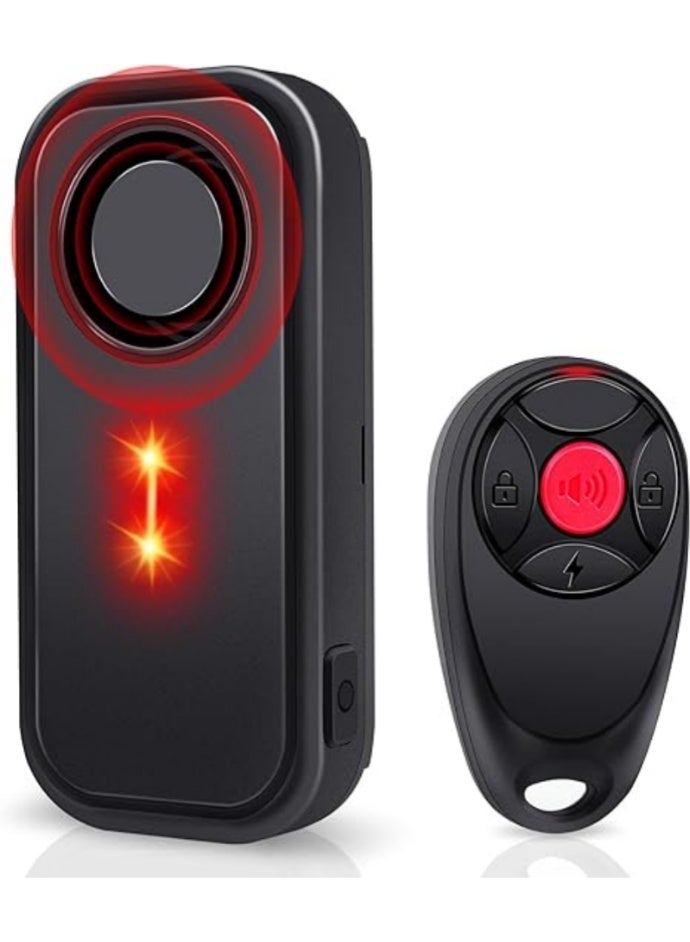 M MIAOYAN Car anti-theft alarm system, 113dB simulated car alarm, car motion alarm, vehicle security alarm, car vibration warning, interior safety red LED indicator, IP66 waterproof. - Image 1