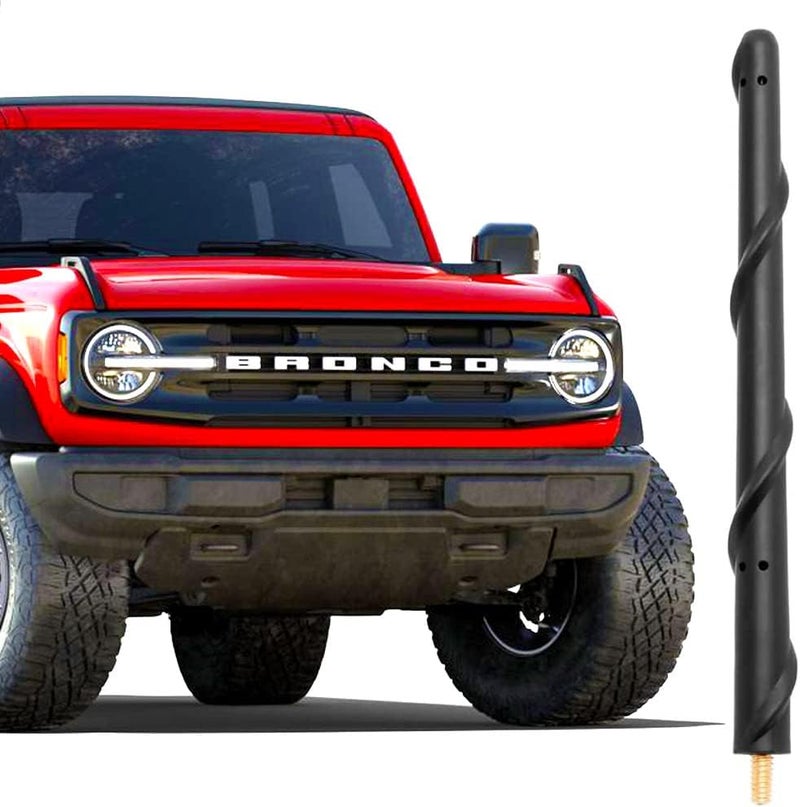 KSaAuto 11 Inch Antenna Compatible with Toyota Tacoma Tundra Truck 2000-2019 | Car Wash Proof Flexible Rubber Copper Antenna Mast Replacement Designed for Optimized Radio FM/AM Reception Daily wear upgraded resistant material - Image 1