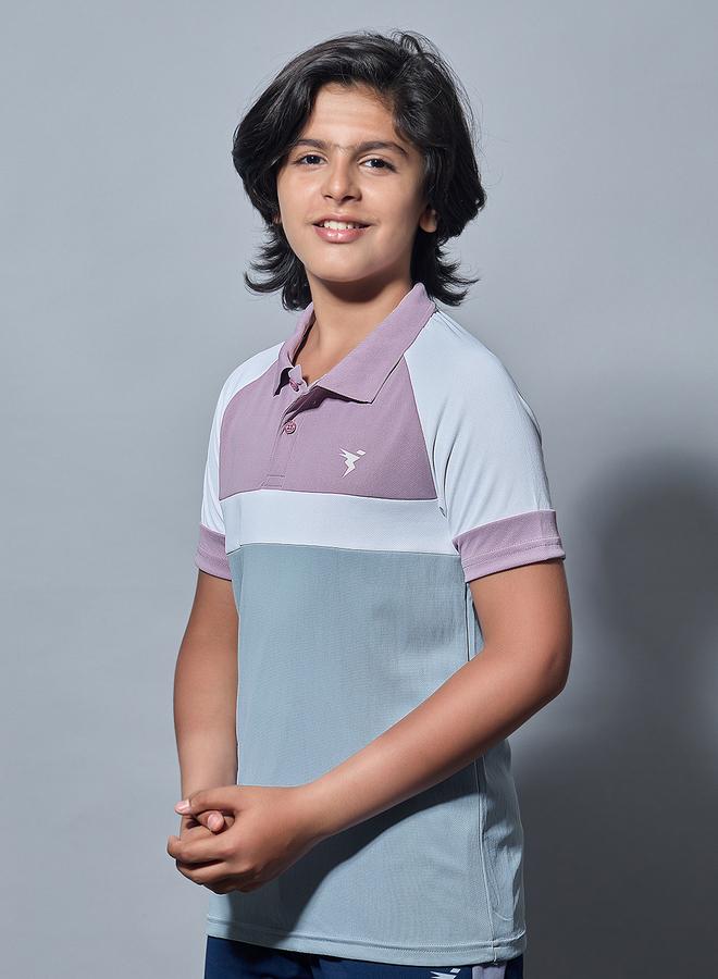 تكنوسبورت تيشيرت بولو رياضي سليم فيت ملون للأولاد من تكنوسبورت - Image 2