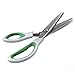 BlueSnail Stainless Steel Pinking Shears Comfort Grip Handled Professional Fabric Crafts Dressmaking Zig Zag Cut Scissors Sewing Scissors95 Serrated Green - Image 2