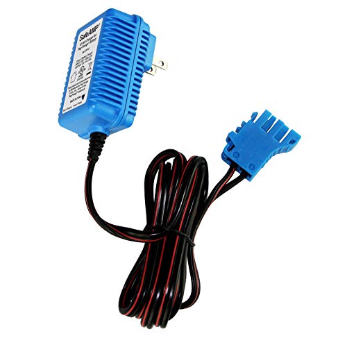 SafeAMP شاحن بطارية SafeAMP 12 فولت معتمد من UL متوافق مع بطارية Peg Perego® 12V لجرار John Deere Ground Force، سيارة John Deere Gator XUV Polaris RZR 900 المدفوعة. - Image 1