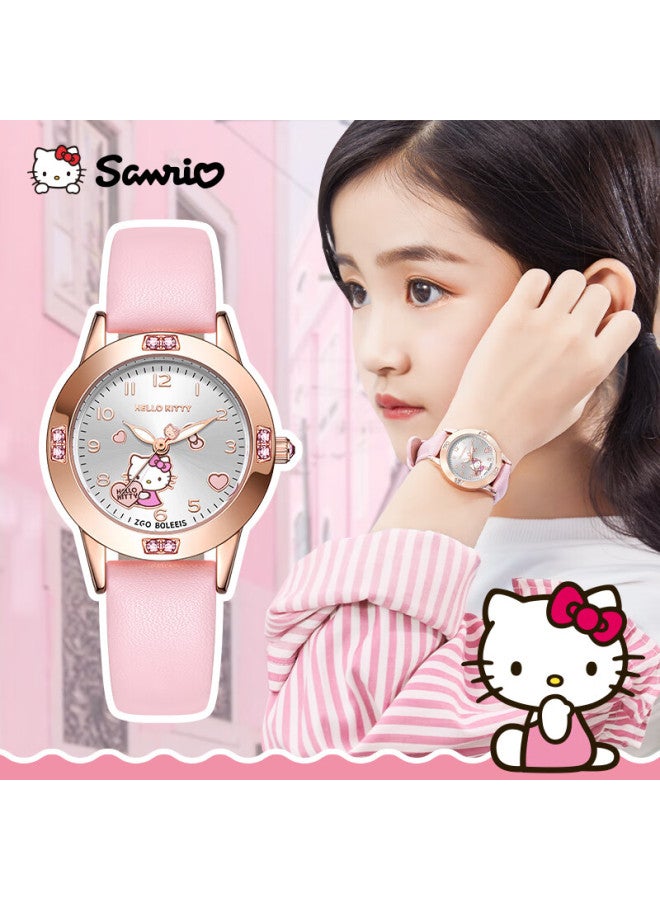 Hello Kitty o Kitty Children's Watch For Ages 6-12 Elementary And Middle School Students, Special Electronic Watch For Sanrio Girls, Birthday Gift - Image 1