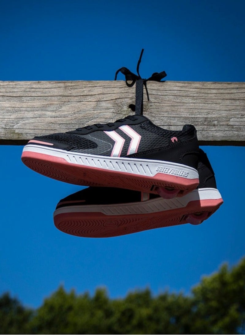 BREEZYROLLERS Shoes with Wheels for Children, Roller Skates Sneakers kids, From Children's Street Shoes to Roller Skates in a Few Seconds, Patented Click System, Trainers with Wheels for Girls & Boys - Image 3