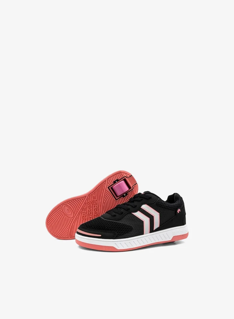 BREEZYROLLERS Shoes with Wheels for Children, Roller Skates Sneakers kids, From Children's Street Shoes to Roller Skates in a Few Seconds, Patented Click System, Trainers with Wheels for Girls & Boys