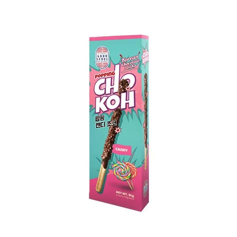 Good Seoul Popping Candy ChoKoh Korean Chocolate Sticks- 54gms