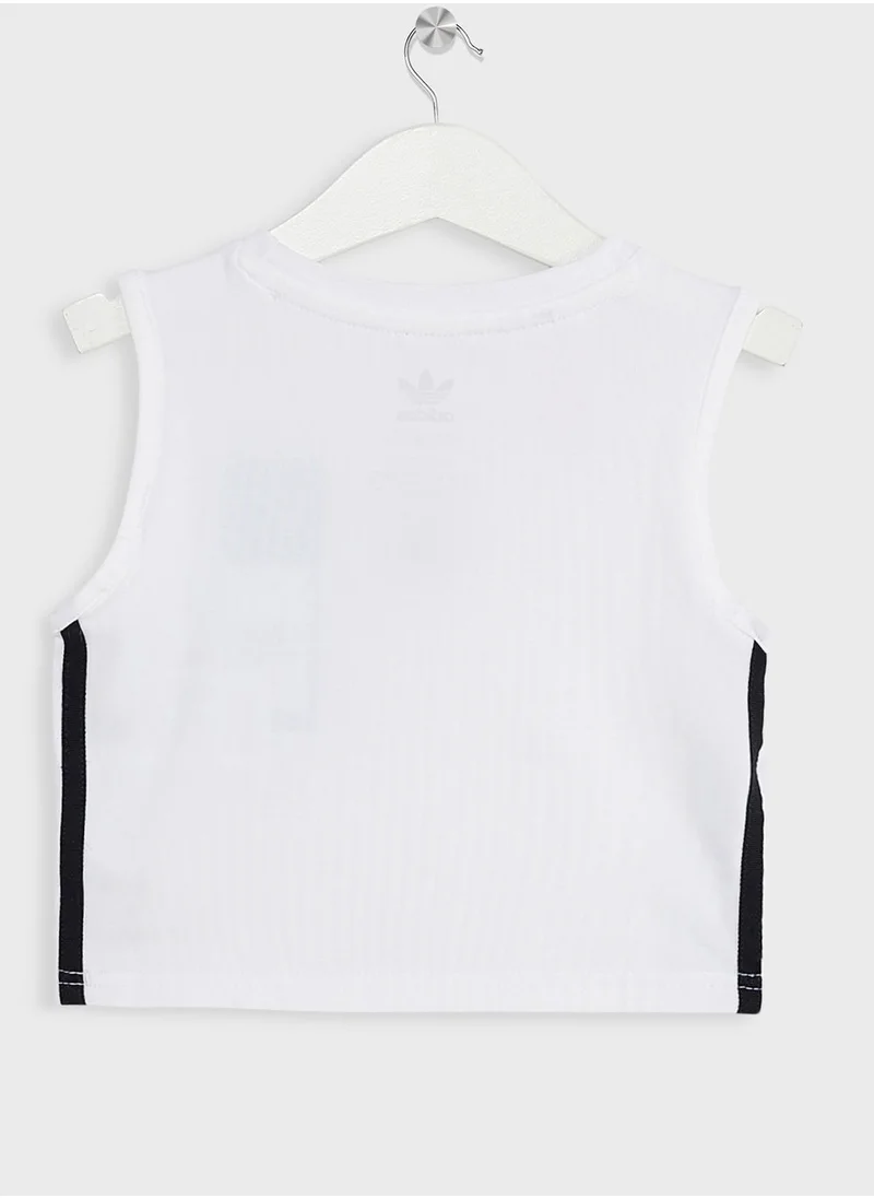 adidas Originals Kids Cropped Tank Top