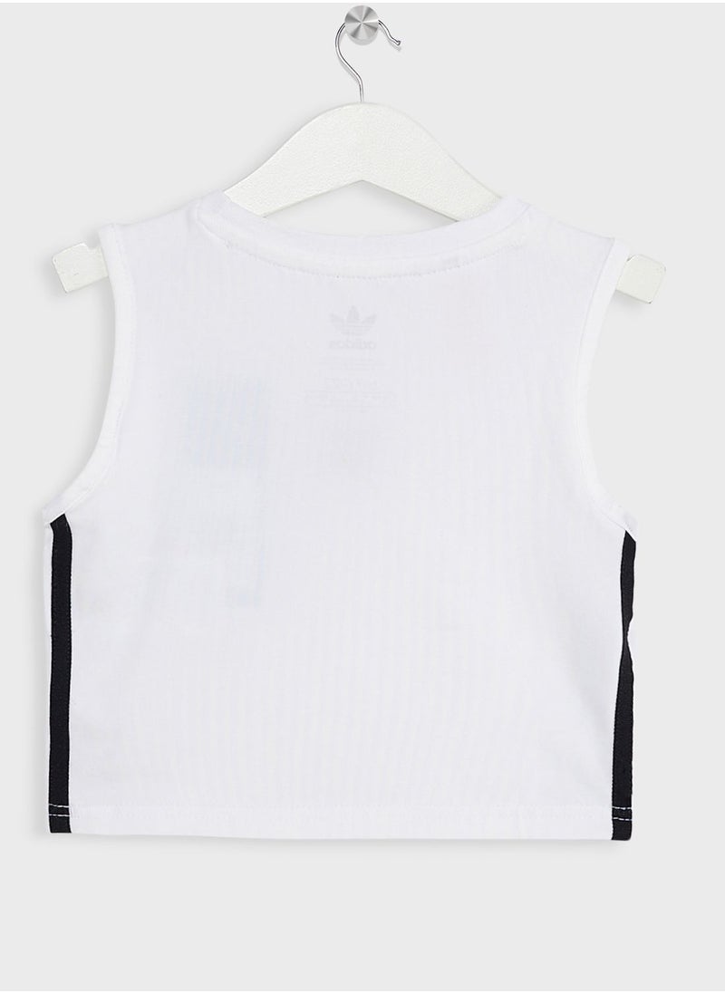 adidas Originals - Kids Cropped Tank Top - Image 1