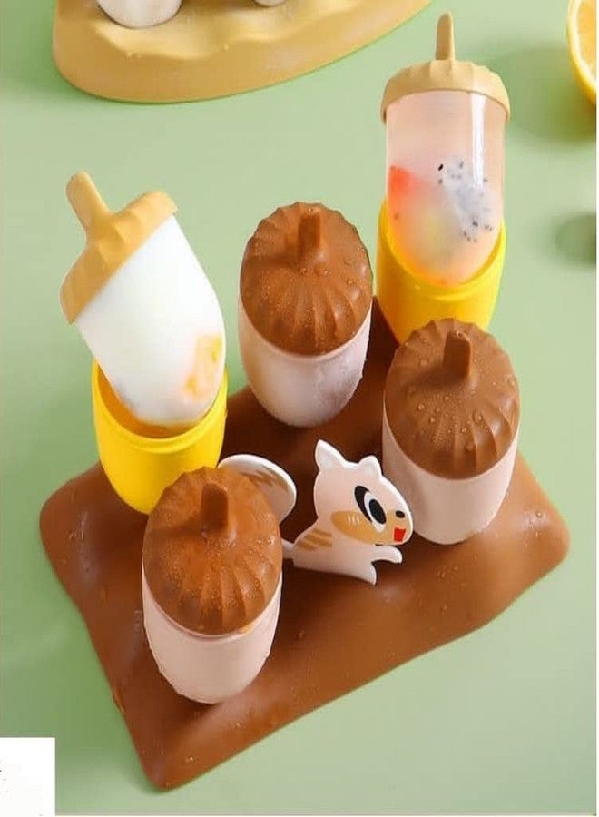 HOMENITY® - 5pcs DIY Ice-Cream molds Summer Maker Plastic Kitchen Tools Cany Color Lolly Mold - Image 3