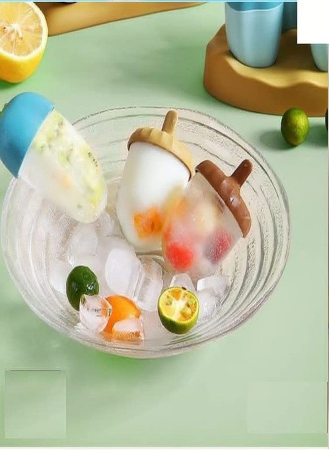 HOMENITY® - 5pcs DIY Ice-Cream molds Summer Maker Plastic Kitchen Tools Cany Color Lolly Mold - Image 4