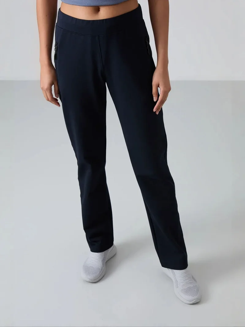 تومي لايف TOMMY Women's Straight-leg Fleece Sweatpants