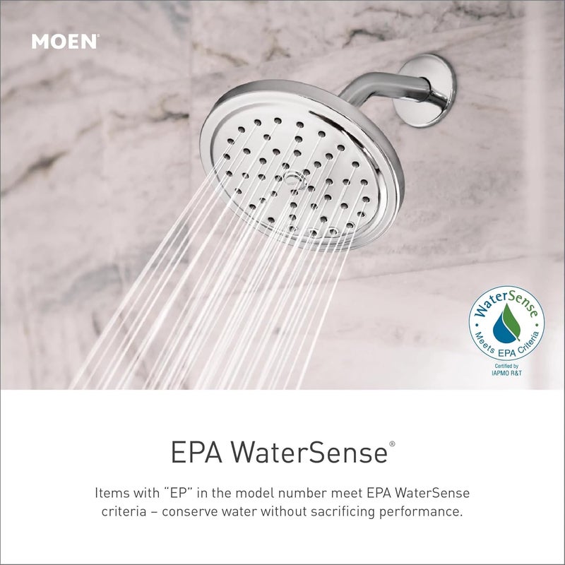 Moen Chateau Chrome PosiTemp Bathtub Trim Kit with Shower Head Lever Handle and Tub Spout TL183EP - Image 5