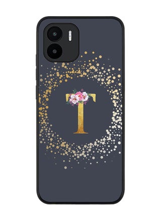 Rugged Black edge case for Xiaomi Redmi A2 / Xiaomi Redmi A1 Slim fit Soft Case Flexible Rubber Edges TPU Gel Thin Cover - Custom Monogram Initial Letter Floral Pattern Alphabet - T (Grey) - pzsku/ZFCC688A010ACD5D58154Z/45/_/1673889796/e9148406-c7f9-4701-a389-ca0b82825516