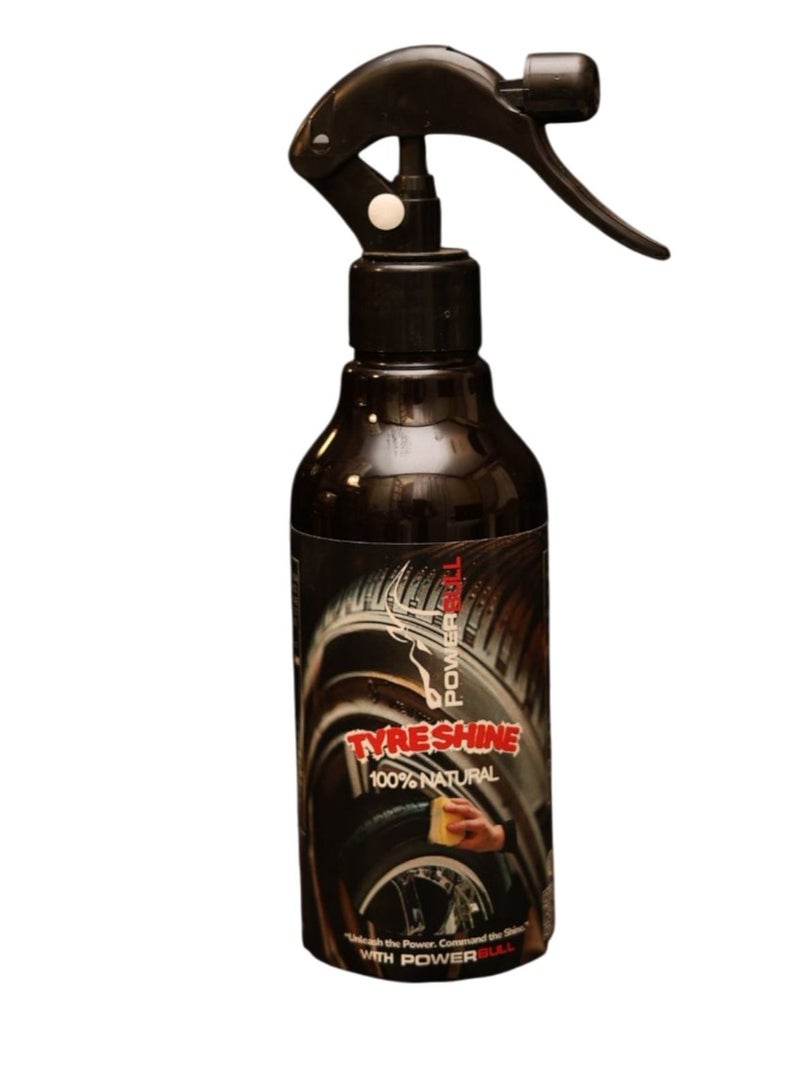 ملمع كاوتش PowerBULL , منظف فائق الجوده , لمعان يدوم طويلا , مواد طبيعيه بالكامل , 325mL - Image 3