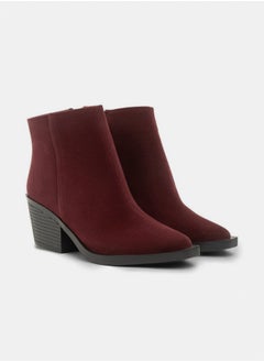 Suede Zip Short Ankle Boot - pzsku/ZFCC695B2F83934A0964AZ/45/_/1738223023/4a8be1dc-b570-49a4-bf3b-a06dd475b05d