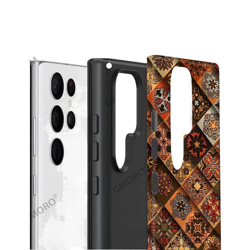 غطاء مزدوج الطبقات | مقاوم للصدمات لـ Samsung Galaxy S24 | Dual Layer Film Case TH835 Film | مقاوم للصدمات - Image 5