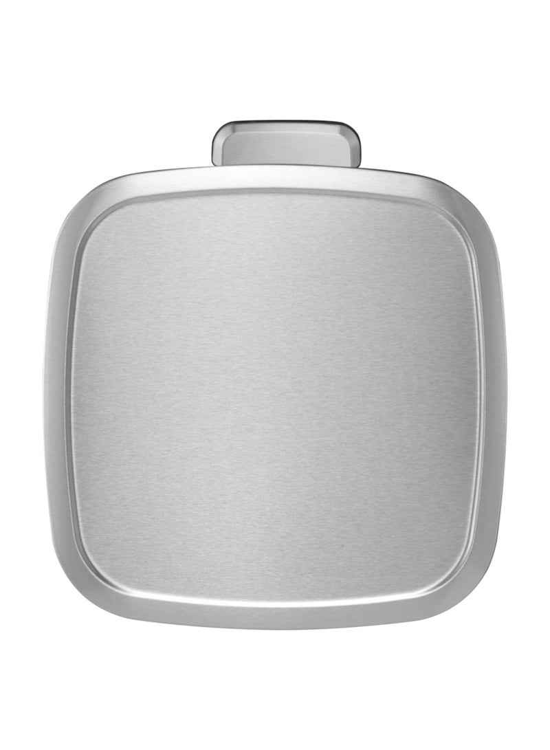 EKO EKO 20L Square Step Bin Stella - Silver | Large Pedal Bin with Soft-Close Lid | Fingerprint-Resistant Finish | Removable Inner Liner  - Image 5