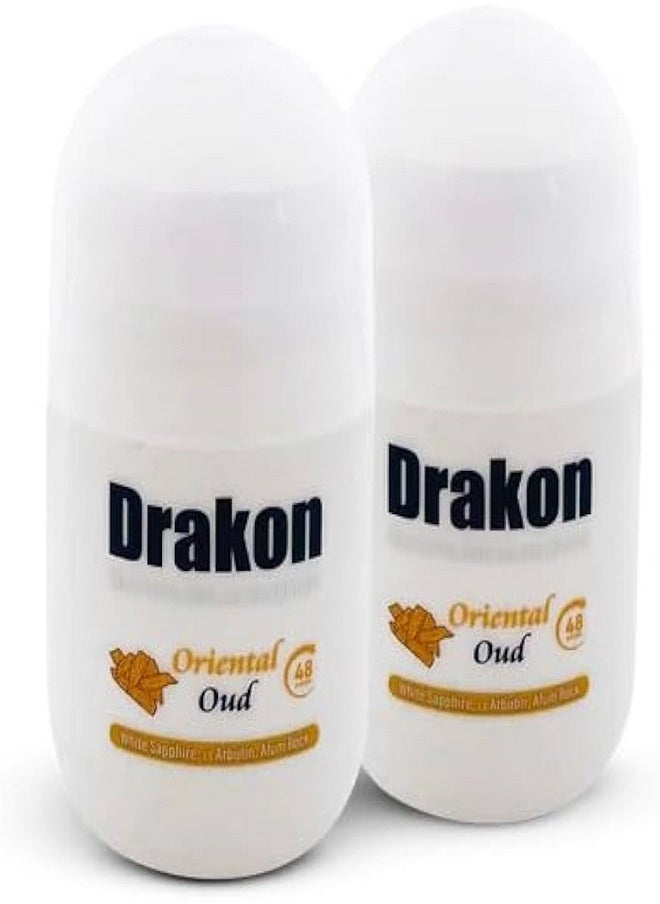 DRAKON - Whitening Roll-on Deodorant Oriental Oud 1+1 - Image 1